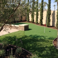 Installing Artificial Grass Tustin, California Backyard Putting Green, Small Backyard Ideas