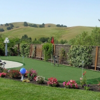 Synthetic Lawn Lake San Marcos, California Best Indoor Putting Green, Backyards