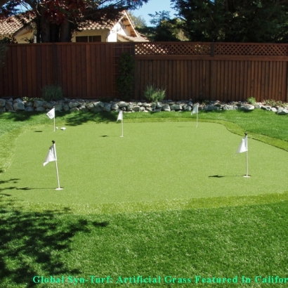 Artificial Grass Installation Lomita, California Outdoor Putting Green, Backyard Landscaping