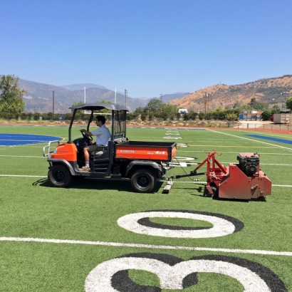 Artificial Turf Burbank, California Red Turf