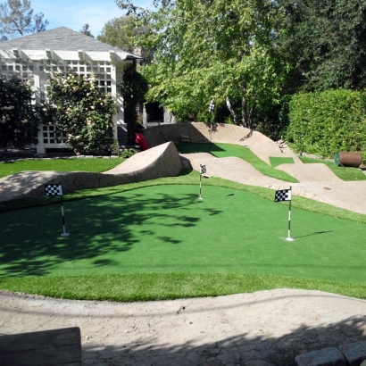 Fake Grass Carpet Del Aire, California Indoor Putting Green, Small Backyard Ideas