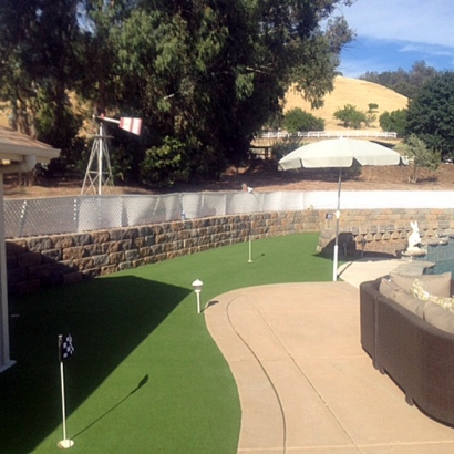 Grass Installation Highgrove, California Putting Green Carpet, Backyard Designs