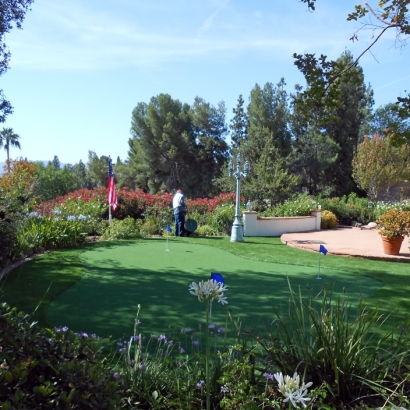 Grass Installation Morongo Valley, California Golf Green, Backyard Landscaping