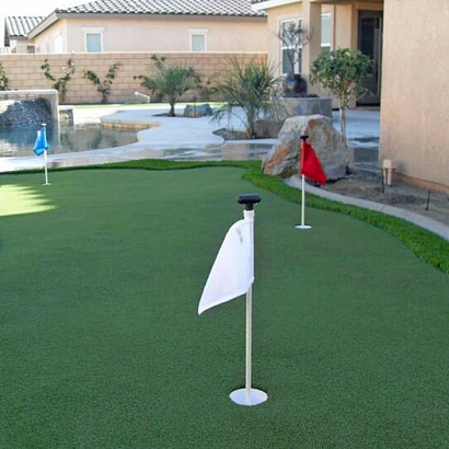 Grass Installation San Pedro, California Artificial Putting Greens, Backyard Makeover