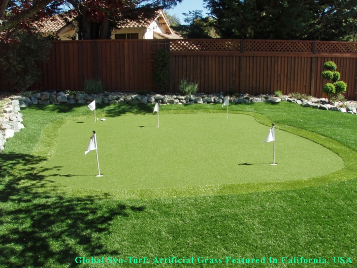 Artificial Grass Installation Lomita, California Outdoor Putting Green, Backyard Landscaping