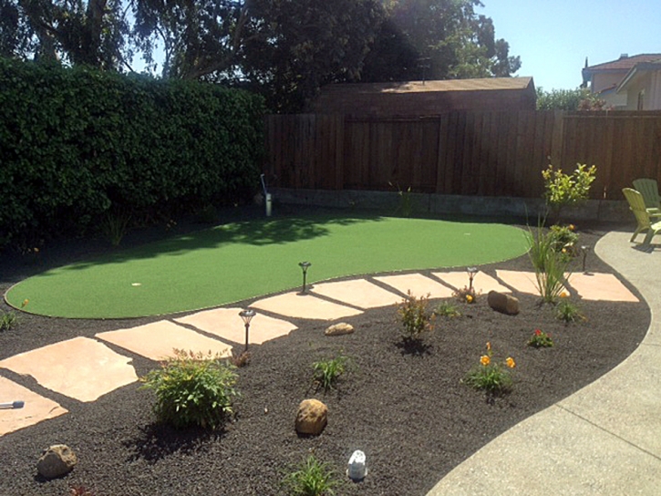 Green Lawn Rubidoux, California Office Putting Green, Backyard Landscaping Ideas