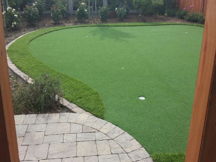 How To Install Artificial Grass Upland, California Putting Green Flags, Backyard Ideas