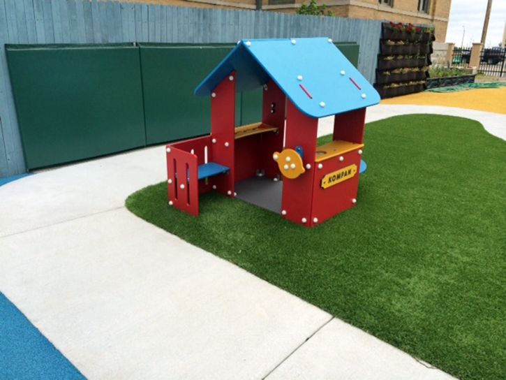 Installing Artificial Grass Universal City, California Kids Indoor Playground, Commercial Landscape