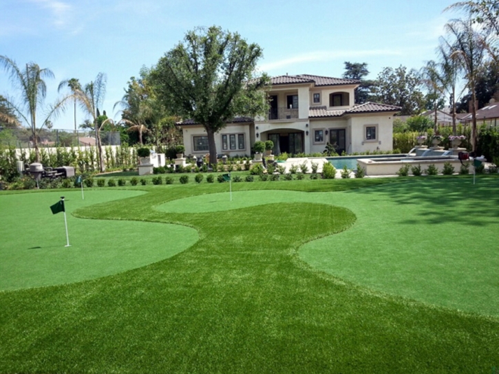 Turf Grass Crestline, California Putting Green Carpet, Front Yard Design